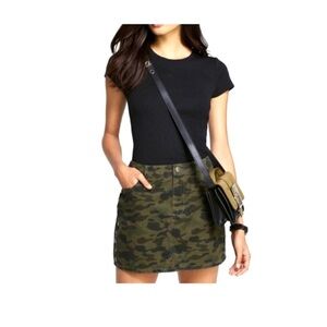 Rebecca Minkoff Camo Mini Skirt With Studs🎸
